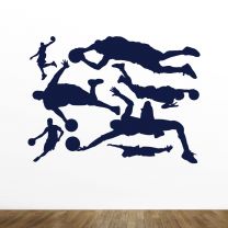 Basketball Silhouette Vinyl Wall Decal Style-A