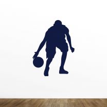 Basketball Silhouette Vinyl Wall Decal Style-D