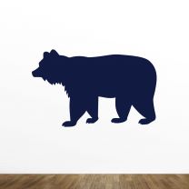 Bear Silhouette Vinyl Wall Decal Style-A