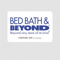 Bed Bath And Beyond Company Logo Graphics Decal Sticker
