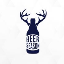 Beer Season Windshield Vinyl Decal Sticker
