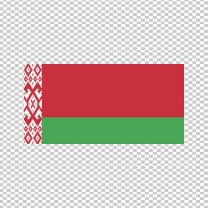 Belarus Country Flag Decal Sticker