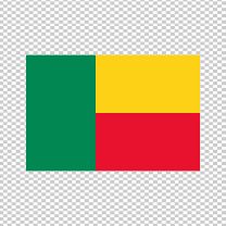 Benin Country Flag Decal Sticker
