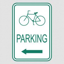 Bicycle Parking Decal Sticker