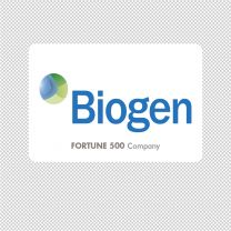 Biogen Company Logo Graphics Decal Sticker