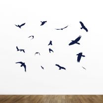 Birds Silhouette Vinyl Wall Decal Style-C