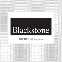 Blackstone Company Logo Graphics Decal Sticker