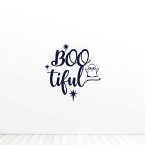 Bootiful Halloween Ghost Quote Vinyl Wall Decal Sticker