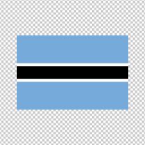 Botswana Country Flag Decal Sticker