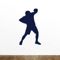 Boxer Silhouette Vinyl Wall Decal