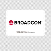 Broadcom Company Logo Graphics Decal Sticker