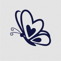 Butterfly Love Vinyl Decal Stickers