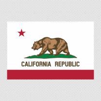 California State Flag Decal Sticker
