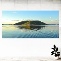 Calm Scenery Water Land Iceland Graphics Pattern Wall Mural Vinyl Decal