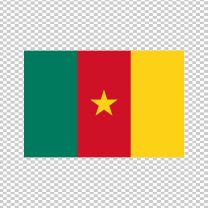 Cameroon Country Flag Decal Sticker