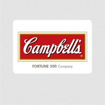 Campbell's Company Logo Graphics Decal Sticker