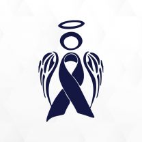 Cancer Wings Ambulance Decal Sticker