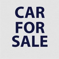 Car 2 For Sale Vinyl Decal Stickers