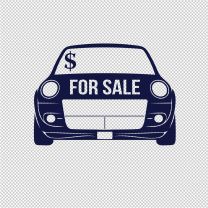 Car For Sale Vinyl Decal Stickers