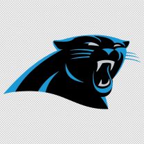 Carolina Panthers Football Team Logo Decal Sticker