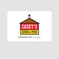 Casey's General Stores Company Logo Graphics Decal Sticker
