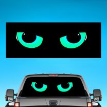 Cat Ocean Eyes Graphics For Pickup Truck Rear Window Perforated Decal