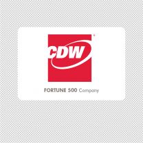 Cdw Company Logo Graphics Decal Sticker