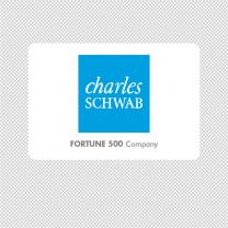 Charles Schwab Corporation Company Logo Graphics Decal Sticker