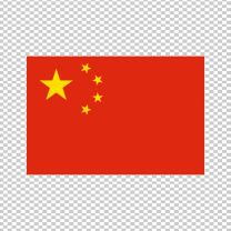 China Country Flag Decal Sticker