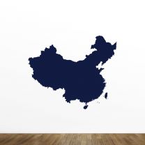 China Silhouette Vinyl Wall Decal