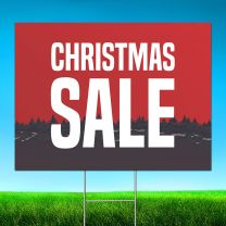 Christmas Sale Digitally Printed Street Yard Sign