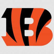 Cincinnati Bengals Football Team Logo Decal Sticker