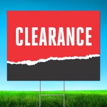 Clearance Digitally Printed Street Yard Sign