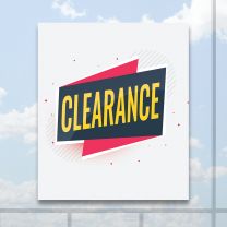Clearance Full Color Digitally Printed Window Poster
