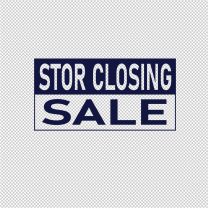 Closing 2 For Sale Vinyl Decal Stickers