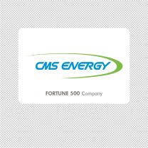 Cms Energy Company Logo Graphics Decal Sticker
