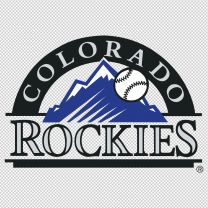Colorado Rockies Baseball Team Logo Decal Sticker