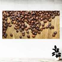 Columbian Coffee Beans Graphics Pattern Wall Mural Vinyl Decal