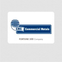 Commercial Metals Company Logo Graphics Decal Sticker