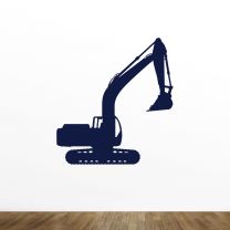 Construction Silhouette Vinyl Wall Decal