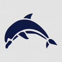 Cool Dolphin Decal Sticker