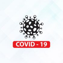 Covid 19 Virus Shape Vinyl Sticker