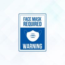 Covid19 Face Mask Required Style11 Vinyl Sticker