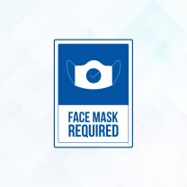 Covid19 Face Mask Required Style13 Vinyl Sticker