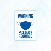Covid19 Face Mask Required Style14 Vinyl Sticker