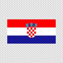 Croatia Country Flag Decal Sticker
