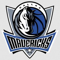 Dallas Mavericks Basketball Team Logo Decal Sticker