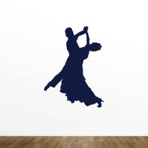 Dance Silhouette Vinyl Wall Decal Style-E