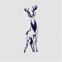 Deer 6 Animal Shape Vinyl Decal Sticker