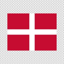 Denmark Country Flag Decal Sticker